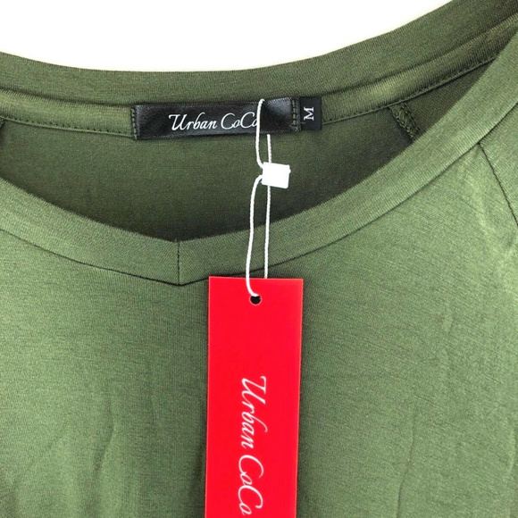 Urban CoCo Womens Open Shoulder Shirt Sz Medium - Picture 3 of 3